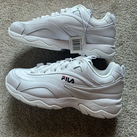 NEW/NIB FILA Disarray Women's White Sneakers Size 8.5 5CM00783-125 Item #1331060 - Picture 6 of 8